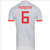 2018-2019 Spain Away Adidas Football Shirt (A Iniesta 6) - Kids