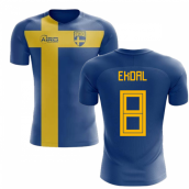 2023-2024 Sweden Flag Concept Football Shirt (Ekdal 8)