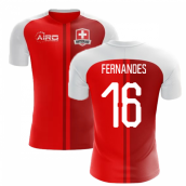 2023-2024 Switzerland Home Concept Football Shirt (Fernandes 16) - Kids