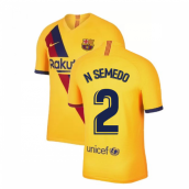 2019-2020 Barcelona Away Nike Football Shirt (N SEMEDO 2)
