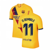 2019-2020 Barcelona Away Nike Football Shirt (O DEMBELE 11)