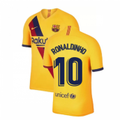 2019-2020 Barcelona Away Nike Football Shirt (RONALDINHO 10)