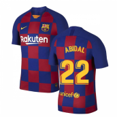 2019-2020 Barcelona Home Vapor Match Nike Shirt (Kids) (ABIDAL 22)