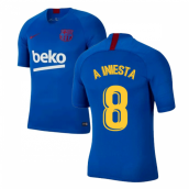 2019-2020 Barcelona Nike Training Shirt (Blue) - Kids (A INIESTA 8)