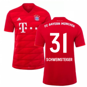 2019-2020 Bayern Munich Adidas Home Football Shirt (SCHWEINSTEIGER 31)