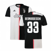 2019-2020 Juventus Adidas Home Football Shirt (Bernardeschi 33)
