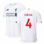 2019-2020 Liverpool Away Football Shirt (Virgil 4)