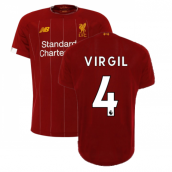 2019-2020 Liverpool Home European Shirt (Virgil 4)