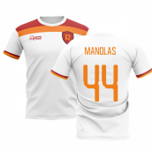 2023-2024 Roma Away Concept Football Shirt (MANOLAS 44)