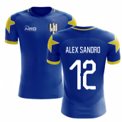 2023-2024 Turin Away Concept Football Shirt (Alex Sandro 12)