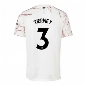 2020-2021 Arsenal Adidas Away Football Shirt (TIERNEY 3)