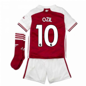 2020-2021 Arsenal Adidas Home Little Boys Mini Kit (OZIL 10)