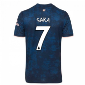 2020-2021 Arsenal Adidas Third Football Shirt (Kids) (SAKA 7)
