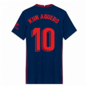 2020-2021 Atletico Madrid Away Nike Shirt (Ladies) (KUN AGUERO 10)