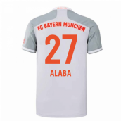2020-2021 Bayern Munich Adidas Away Football Shirt (ALABA 27)
