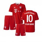 2020-2021 Bayern Munich Adidas Home Little Boys Mini Kit (Your Name)