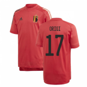 2020-2021 Belgium Adidas Training Shirt (Red) - Kids (ORIGI 17)