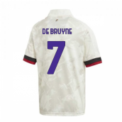 2020-2021 Belgium Away Shirt (Kids) (DE BRUYNE 7)