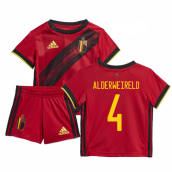 2020-2021 Belgium Home Adidas Baby Kit (ALDERWEIRELD 4)