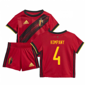 2020-2021 Belgium Home Adidas Baby Kit (KOMPANY 4)