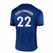 2020-2021 Chelsea Home Nike Football Shirt (Kids) (GUDJOHNSEN 22)
