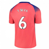 2020-2021 Chelsea Third Nike Football Shirt (T SILVA 6)