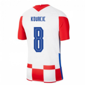 2020-2021 Croatia Home Nike Football Shirt (KOVACIC 8)