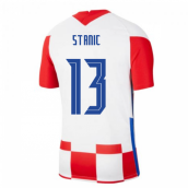 2020-2021 Croatia Home Nike Football Shirt (STANIC 13)