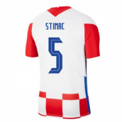 2020-2021 Croatia Home Nike Football Shirt (STIMAC 5)