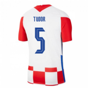 2020-2021 Croatia Home Nike Football Shirt (TUDOR 5)