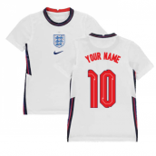 2020-2021 England Home Nike Football Shirt (Kids) (Your Name)