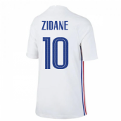 2020-2021 France Away Nike Football Shirt (Kids) (ZIDANE 10)