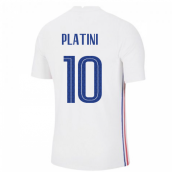 2020-2021 France Away Nike Vapor Match Shirt (PLATINI 10)