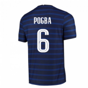 2020-2021 France Home Nike Vapor Match Shirt (POGBA 6)