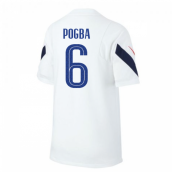 2020-2021 France Nike Training Shirt (White) - Kids (POGBA 6)