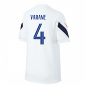 2020-2021 France Nike Training Shirt (White) (VARANE 4)