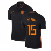 2020-2021 Holland Away Nike Football Shirt (DE ROON 15)