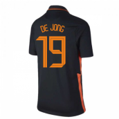 2020-2021 Holland Away Nike Football Shirt (Kids) (DE JONG 19)