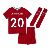 2020-2021 Liverpool Home Nike Little Boys Mini Kit (CHAMPIONS 20)