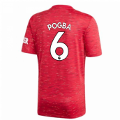 2020-2021 Man Utd Adidas Home Football Shirt (Kids) (POGBA 6)