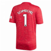 2020-2021 Man Utd Adidas Home Football Shirt (Kids) (SCHMEICHEL 1)