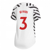 2020-2021 Man Utd Adidas Womens Third Shirt (IRWIN 3)