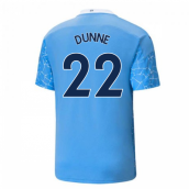 2020-2021 Manchester City Puma Home Football Shirt (DUNNE 22)