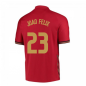 2020-2021 Portugal Home Nike Shirt (Kids) (Joao Felix 23)