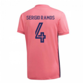 2020-2021 Real Madrid Adidas Away Football Shirt (SERGIO RAMOS 4)