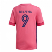 2020-2021 Real Madrid Adidas Away Shirt (Kids) (BENZEMA 9)