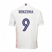 2020-2021 Real Madrid Adidas Home Shirt (Kids) (BENZEMA 9)