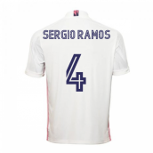 2020-2021 Real Madrid Adidas Home Shirt (Kids) (SERGIO RAMOS 4)