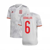2020-2021 Spain Away Shirt (CEBALLOS 6)