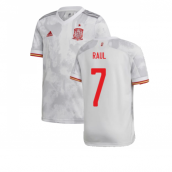 2020-2021 Spain Away Shirt (Kids) (RAUL 7)